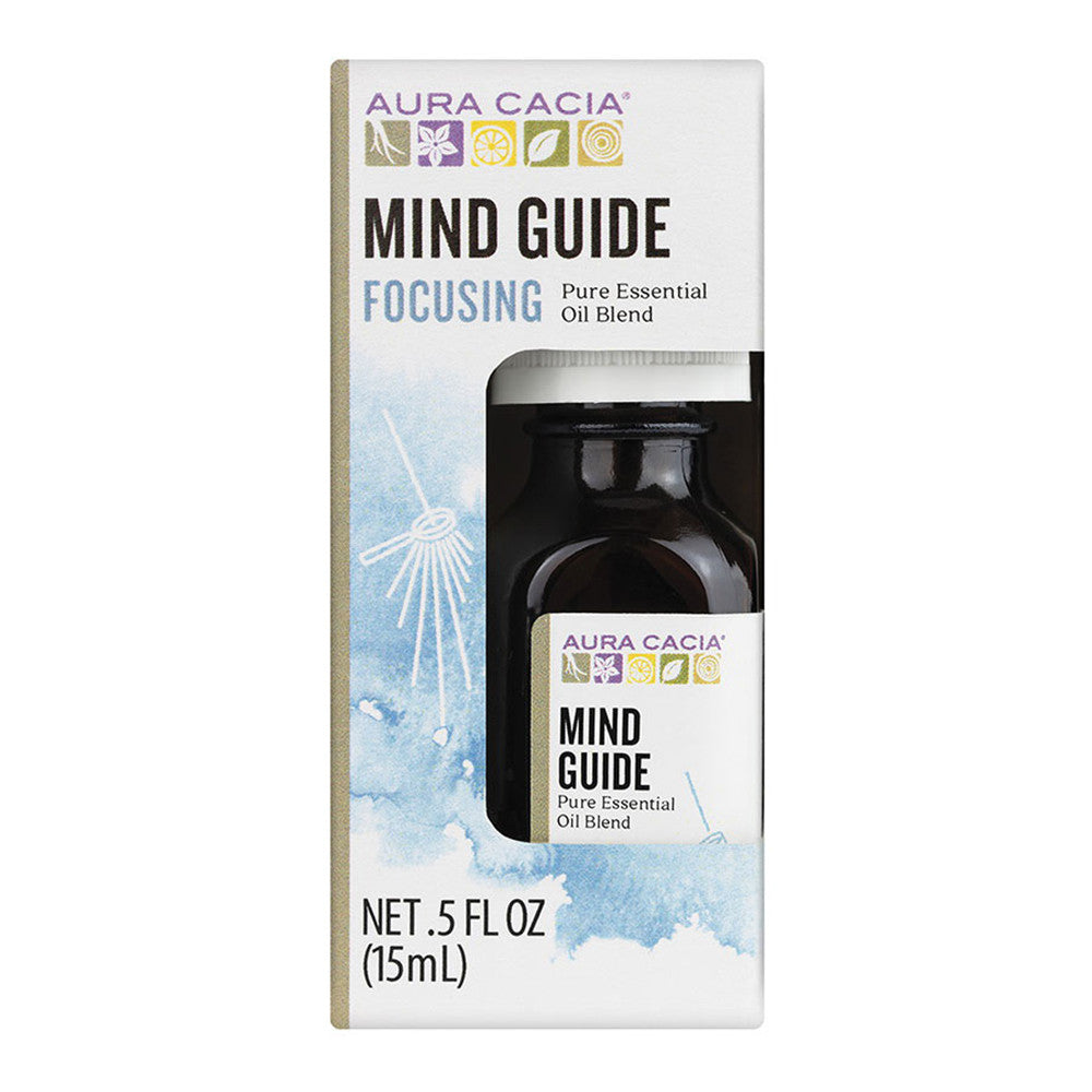 Aura Cacia Mind Guide Essential Oil Blend, 0.5 Oz